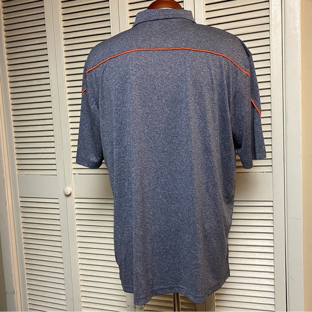 Champion Elite Size XL Auburn Tigers Polo Blue/Orange War Eagle - Picture 6 of 7